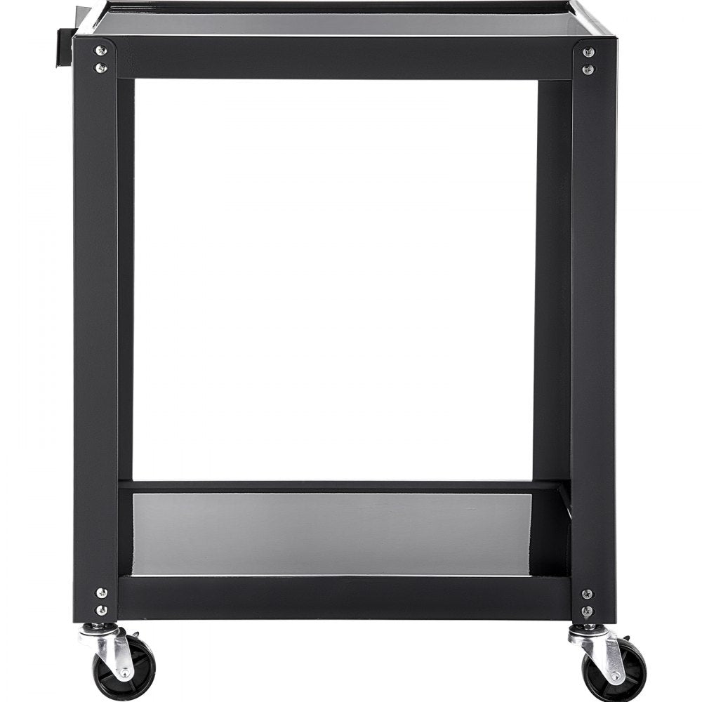 ECTCAV-0D - Height-Adjustable AV Cart, 26" x 24" x 18", 150 lbs Capacity