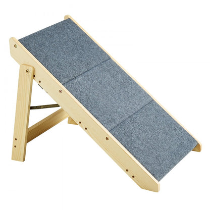 ZD-19-03 - 2-in-1 Wooden Pet Stairs & Ramp for Easy Access