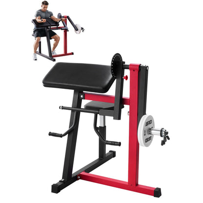 MSY1 - Adjustable 2-in-1 Bicep & Tricep Curl Machine with 165lbs Capacity