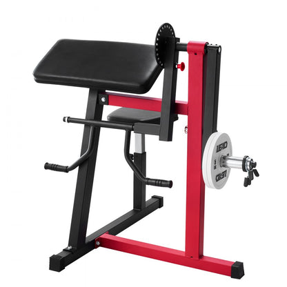 MSY1 - Adjustable 2-in-1 Bicep & Tricep Curl Machine with 165lbs Capacity