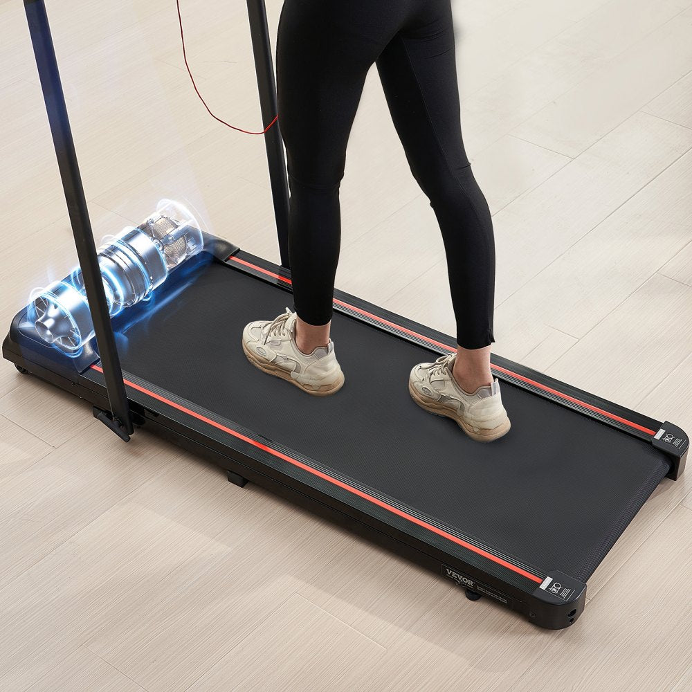 Q2F-3 - Compact Under Desk Treadmill with 5-Layer Non-Slip Belt