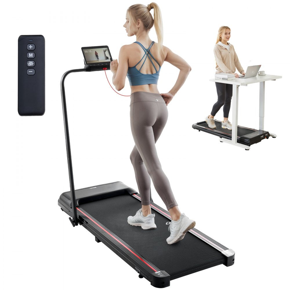Q2F-3 - Compact Under Desk Treadmill with 5-Layer Non-Slip Belt