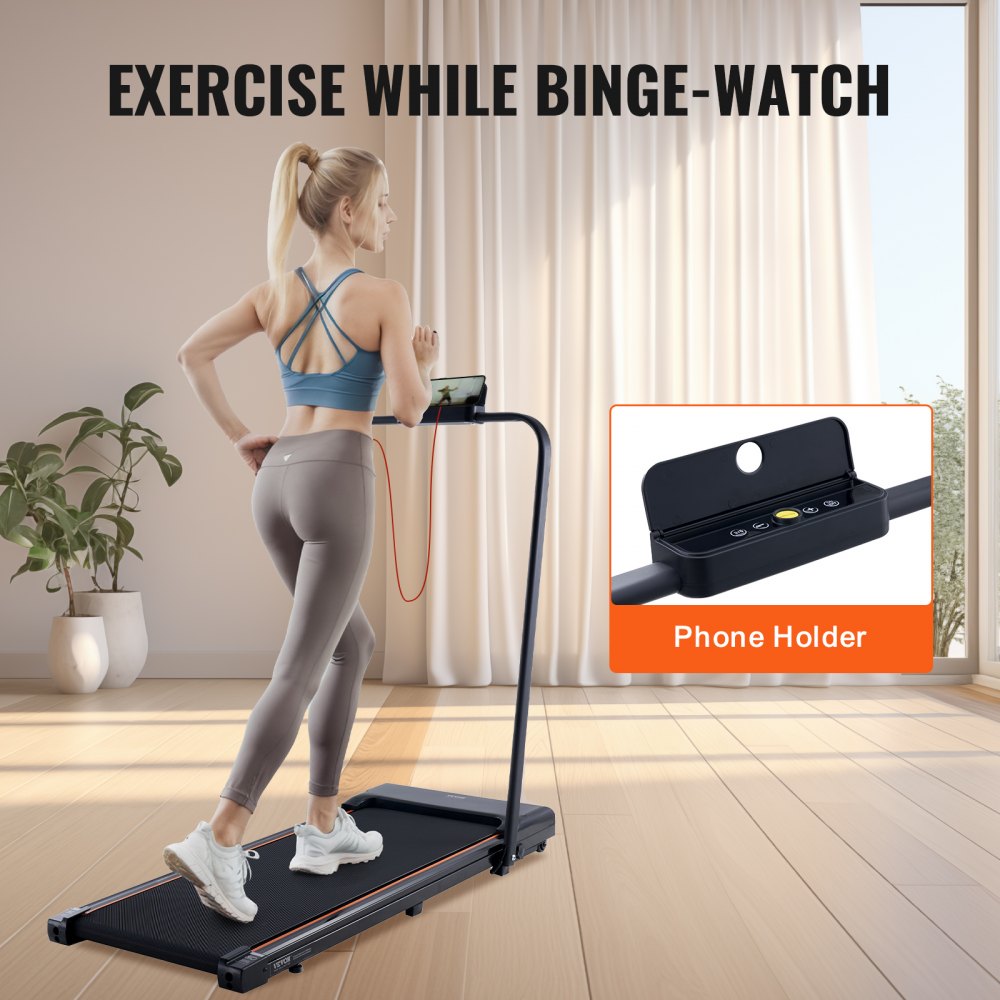 S7F - 15"x41" Under Desk Treadmill with Shock Absorbers and Quiet Motor