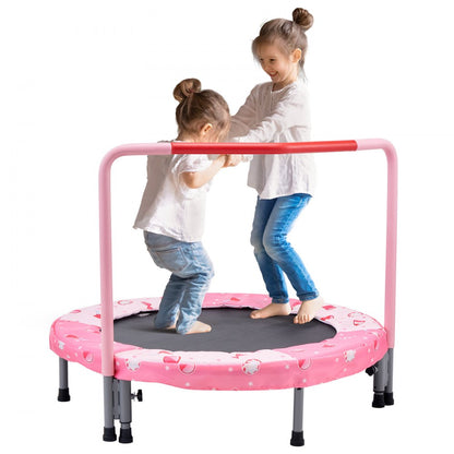 TX-B6232B-36in+I - Foldable 36" Kid's Trampoline with Colorful Jumping Mat