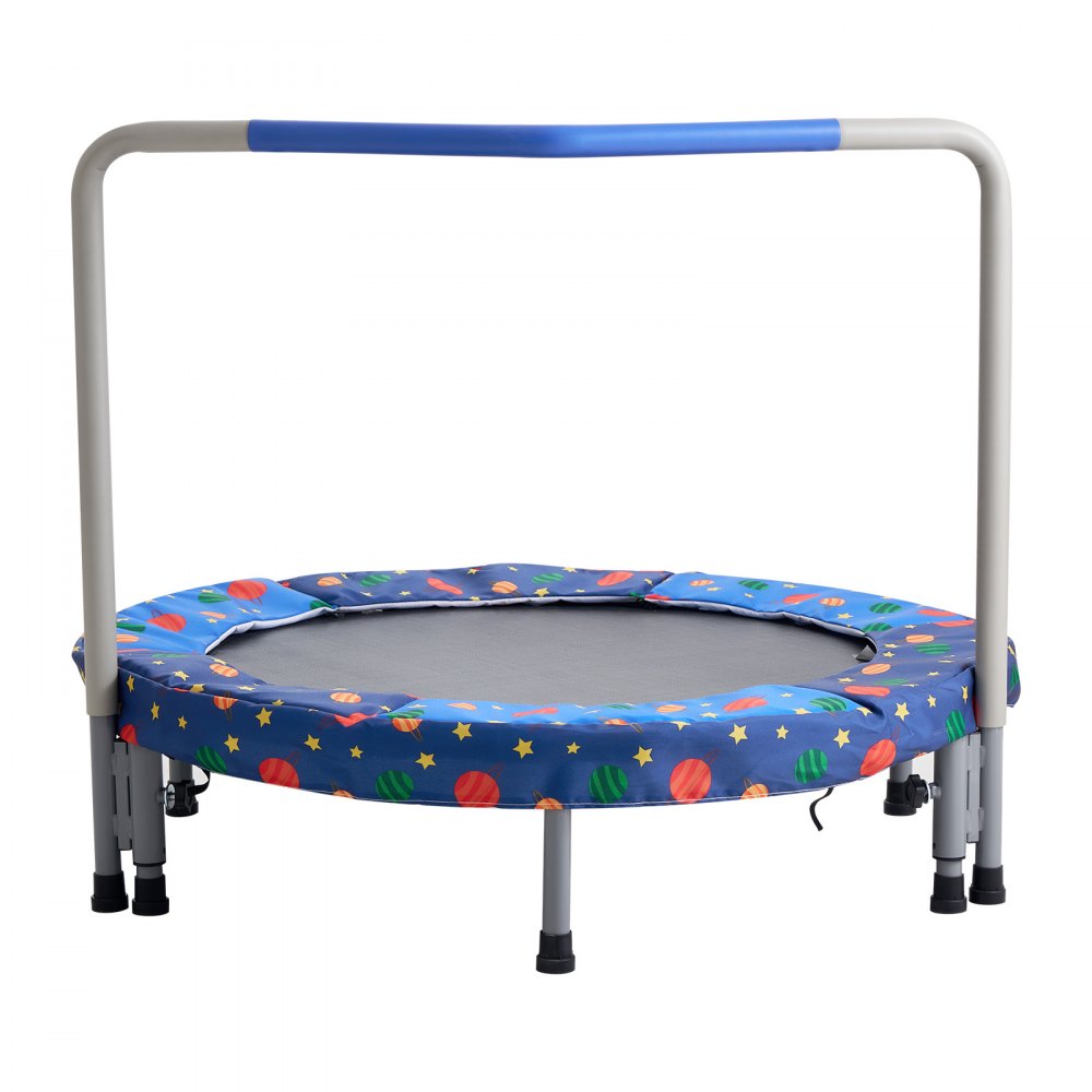 TX-B6232B-36in+I - 36" Durable Kids Trampoline, Indoor/Outdoor, Foldable Design