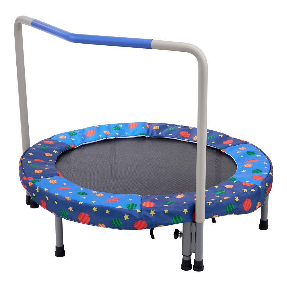 TX-B6232B-36in+I - 36" Durable Kids Trampoline, Indoor/Outdoor, Foldable Design