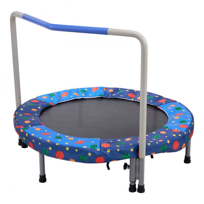 TX-B6232B-36in+I - 36" Durable Kids Trampoline, Indoor/Outdoor, Foldable Design