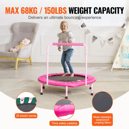 TX-B6232D-36in - Kid-Friendly 36" Indoor/Outdoor Trampoline for Active Play