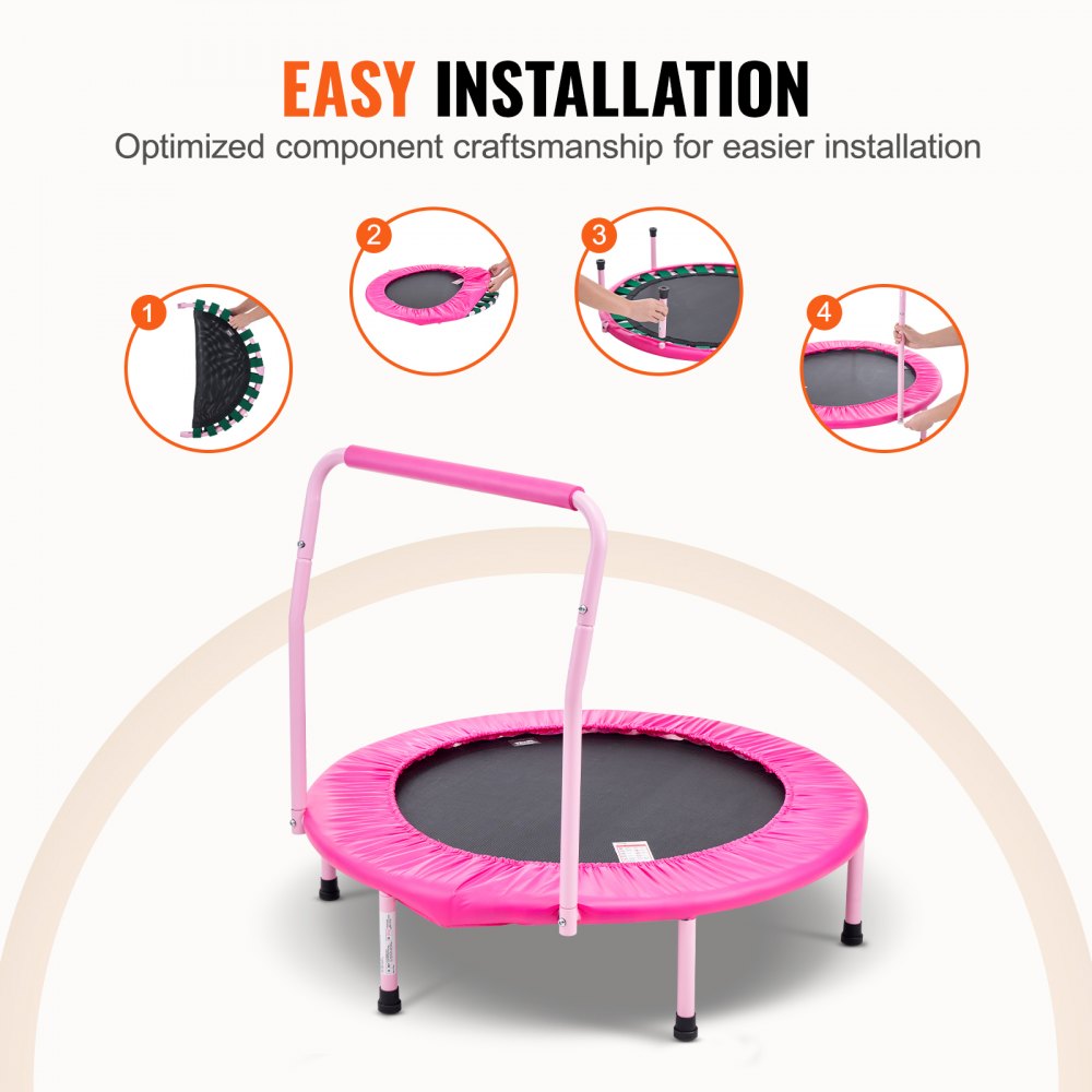 TX-B6232D-36in - Kid-Friendly 36" Indoor/Outdoor Trampoline for Active Play