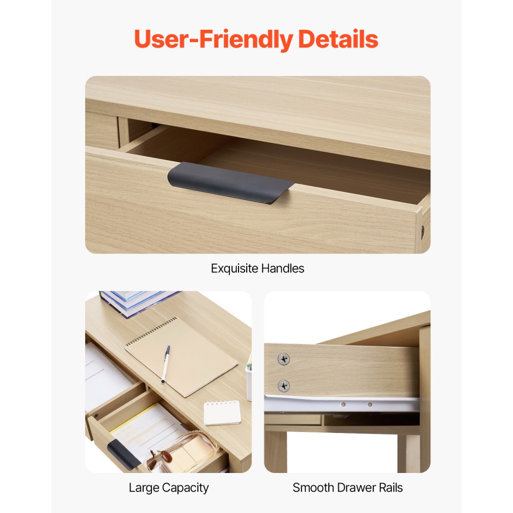 KLCH-01 - Modern Kids Desk with Drawers & Durable MDF Construction