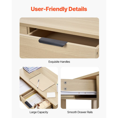 KLCH-01 - Modern Kids Desk with Drawers & Durable MDF Construction