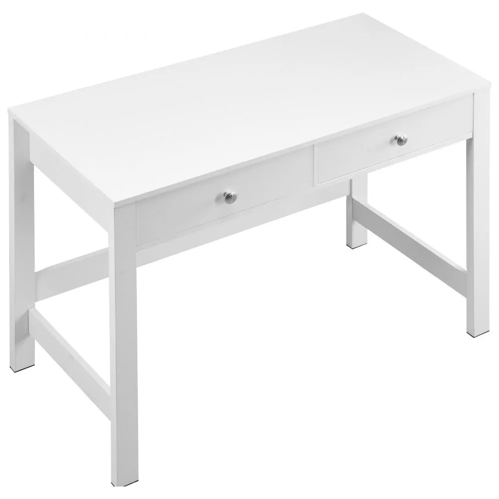 KLCH-02 - Compact White Kids' Desk with 2 Drawers for Organized Study