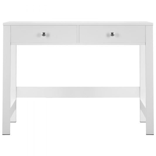 KLCH-02 - Compact White Kids' Desk with 2 Drawers for Organized Study