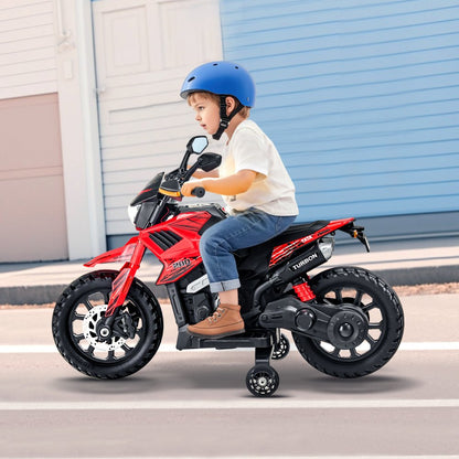 DLS-09 - 12V Kids Motorcycle with Bluetooth, LED Lights, Non-Slip Tires