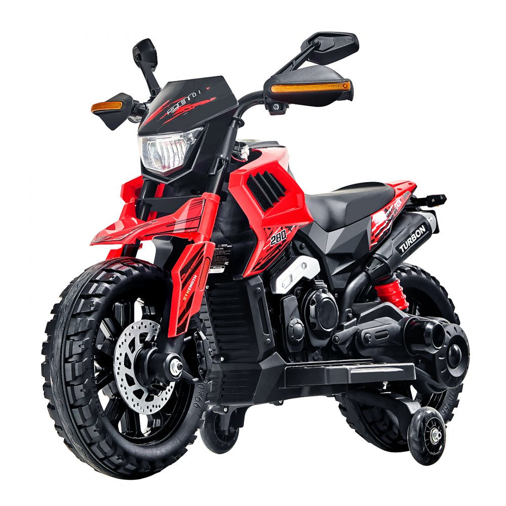 DLS-09 - 12V Kids Motorcycle with Bluetooth, LED Lights, Non-Slip Tires