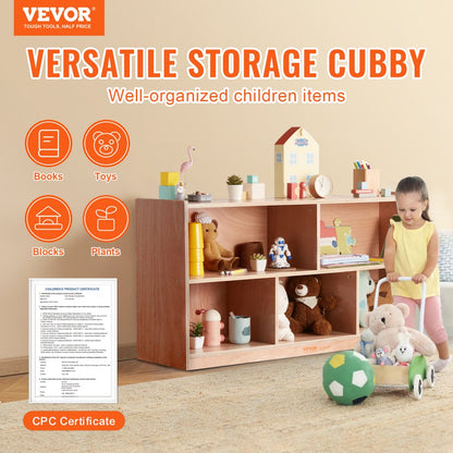 IVY-VVR-004 - 5-Compartment Kids' Organizer Cabinet for Toys & Books