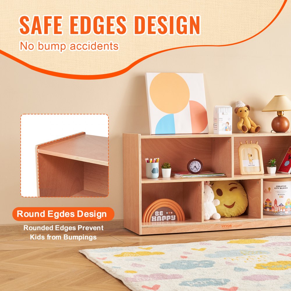 IVY-VVR-004 - 5-Compartment Kids' Organizer Cabinet for Toys & Books