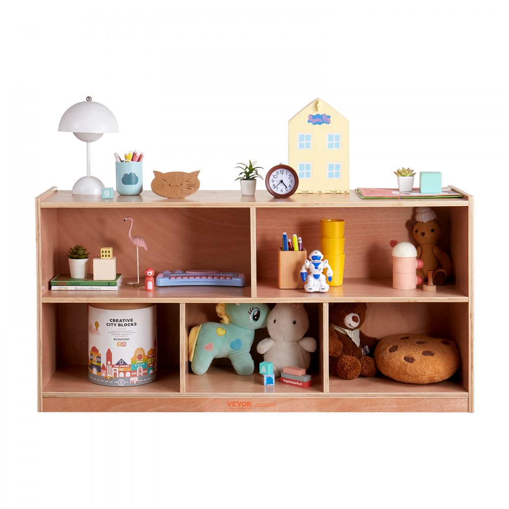 IVY-VVR-004 - 5-Compartment Kids' Organizer Cabinet for Toys & Books