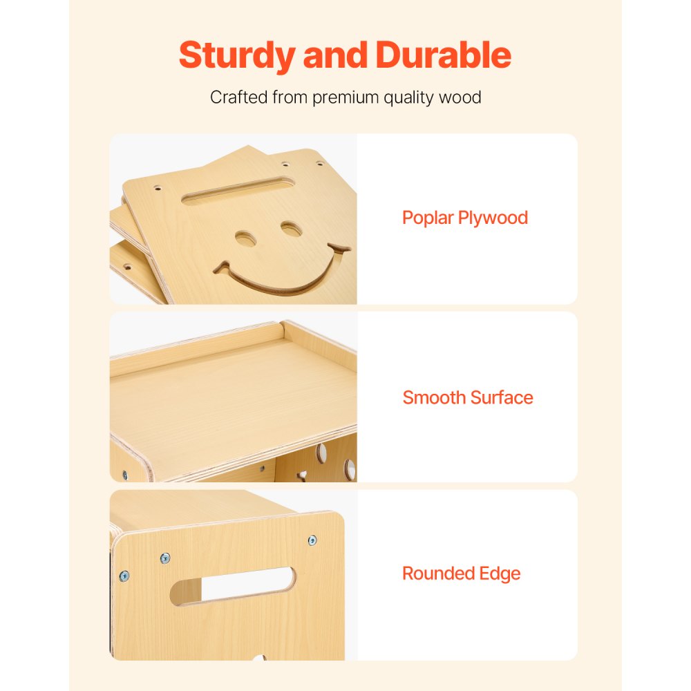 SYD01 - Adjustable Height Montessori Table and Chair Set with Chalkboard Surface