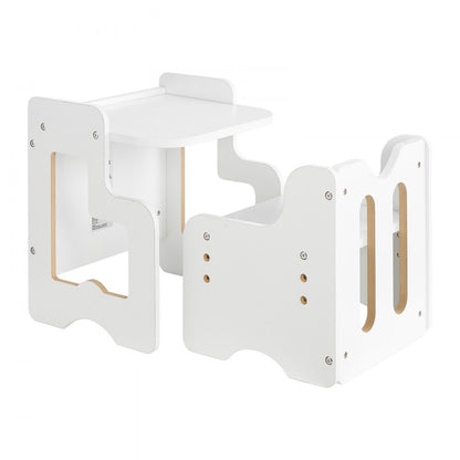 SYD02 - Adjustable Montessori Weaning Set with Chalkboard Surface, 3 Heights