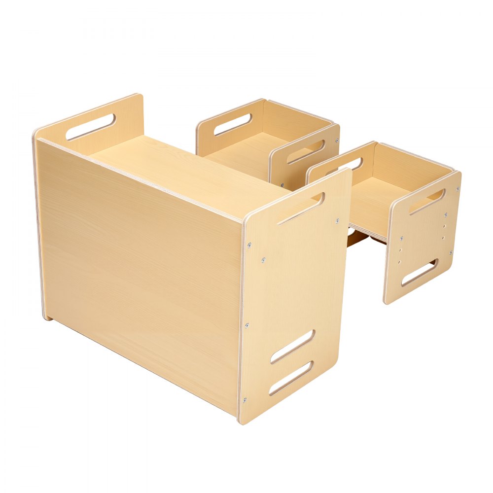 SYD05 - Montessori Table & Chair Set for Kids, 26.2"x14.2" Plywood