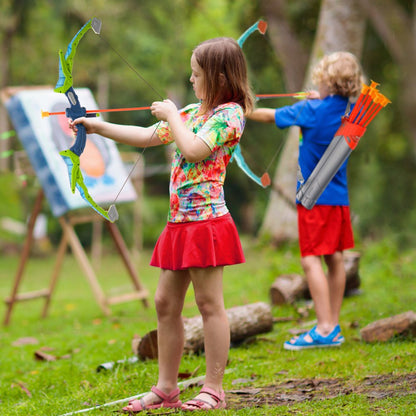 8009-2 - Kids LED Bow & Arrow Set with Target & 20 Arrows