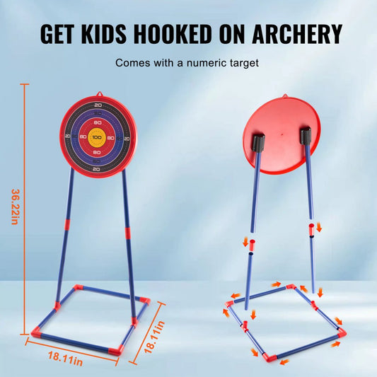 8009-1 - Complete Kids Bow and Arrow Set with Targets and Accessories
