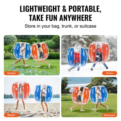 86002 - Durable 3FT Inflatable Bumper Balls, Waterproof PVC Party Fun