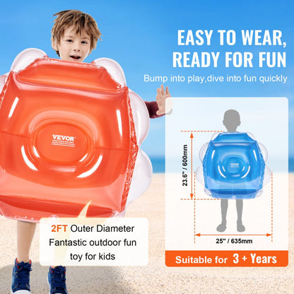 86001 - 2FT Durable PVC Bumper Balls Set for Outdoor Fun