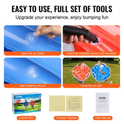 86001 - 2FT Durable PVC Bumper Balls Set for Outdoor Fun