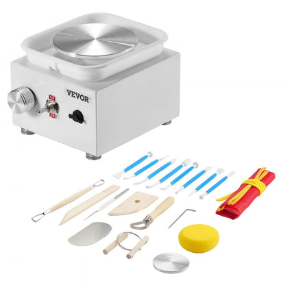 LSMNSP-515 - Compact White Pottery Wheel for Kids' Creativity