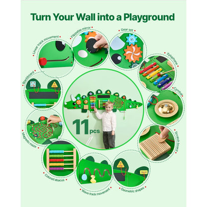 QG202409349 - Interactive Dinosaur Wall Panel for Ages 3-12