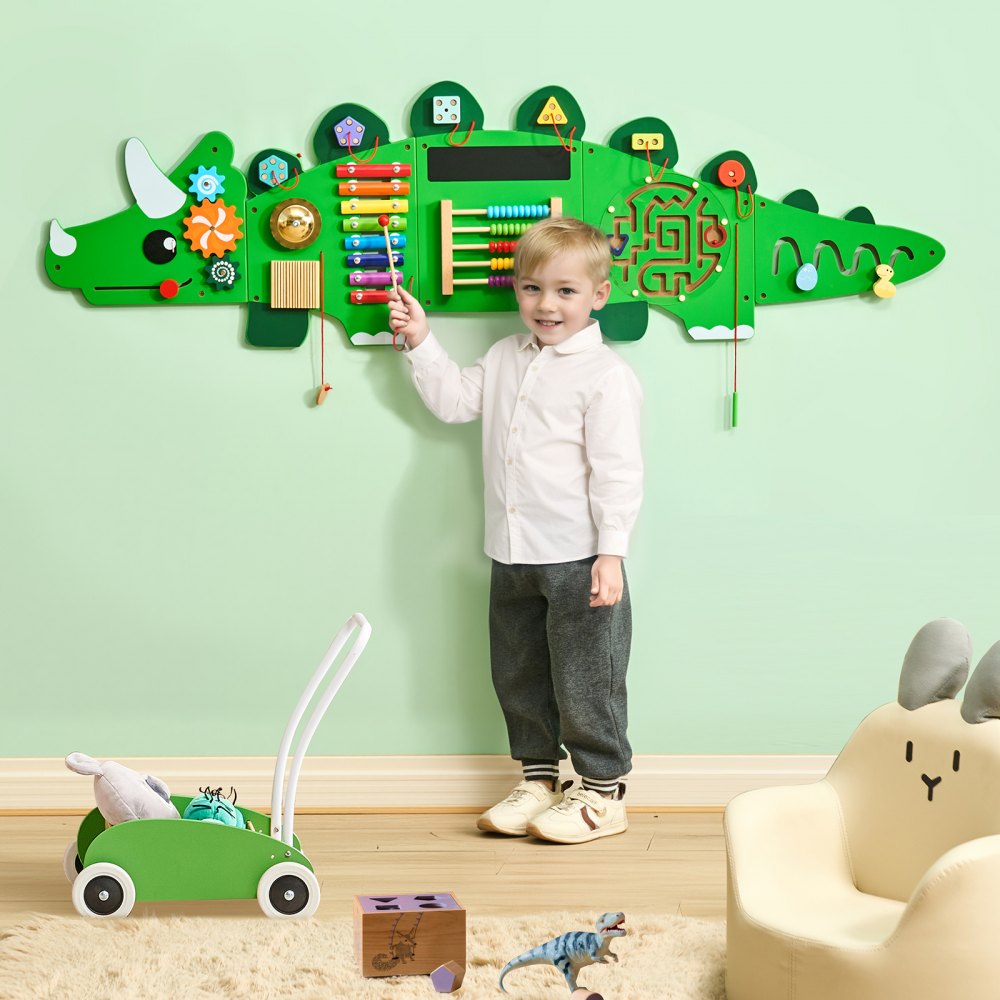 QG202409349 - Interactive Dinosaur Wall Panel for Ages 3-12