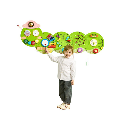 QG202409336 - Colorful 12-Game Activity Wall for Kids Aged 3-12