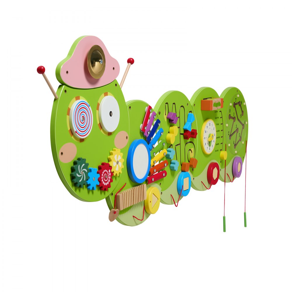 QG202409336 - Colorful 12-Game Activity Wall for Kids Aged 3-12