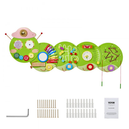 QG202409336 - Colorful 12-Game Activity Wall for Kids Aged 3-12