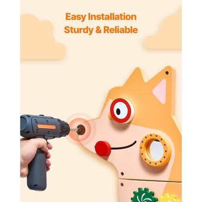 QG202409342 - Interactive Puppy Busy Board Panel for Kids Aged 3-12