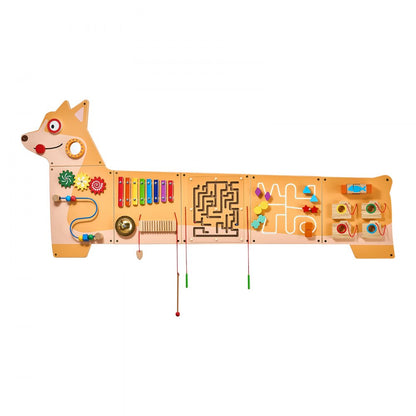 QG202409342 - Interactive Puppy Busy Board Panel for Kids Aged 3-12