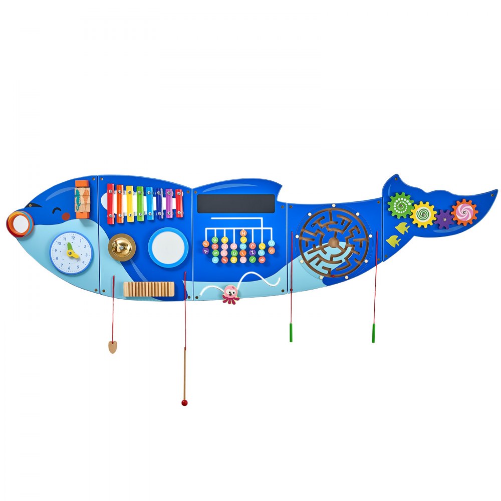 QG202408330 - 12-Activity Orca Busy Board for Kids' Engagement
