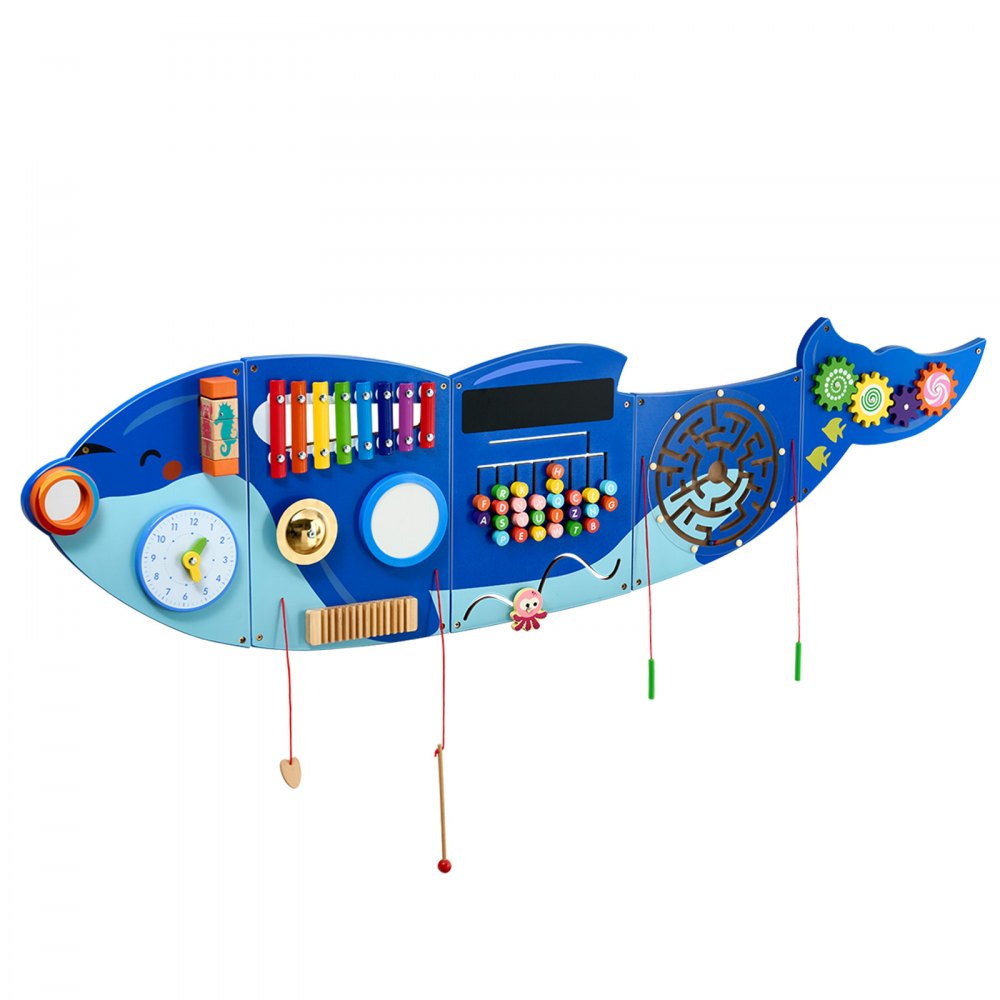 QG202408330 - 12-Activity Orca Busy Board for Kids' Engagement