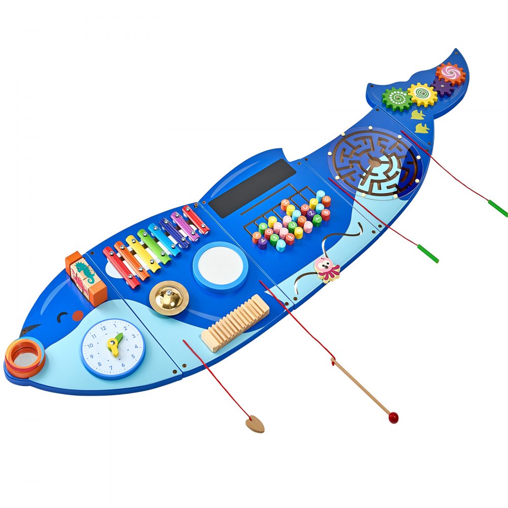 QG202408330 - 12-Activity Orca Busy Board for Kids' Engagement