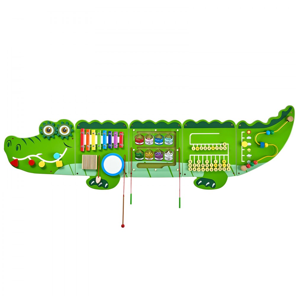 QG202409343 - Interactive Crocodile Wall Panel for Kids Ages 3-12