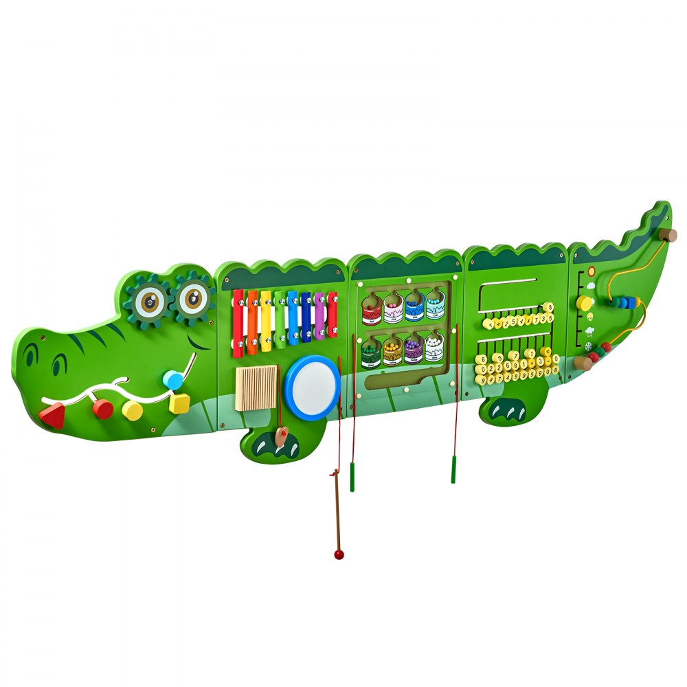 QG202409343 - Interactive Crocodile Wall Panel for Kids Ages 3-12