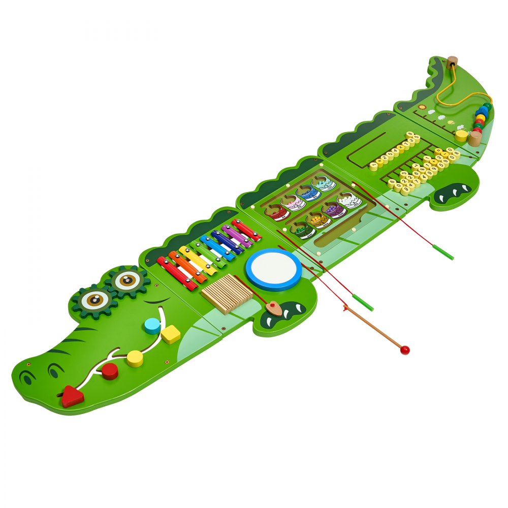 QG202409343 - Interactive Crocodile Wall Panel for Kids Ages 3-12