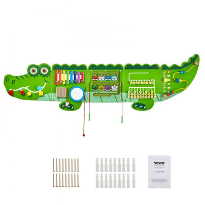 QG202409343 - Interactive Crocodile Wall Panel for Kids Ages 3-12