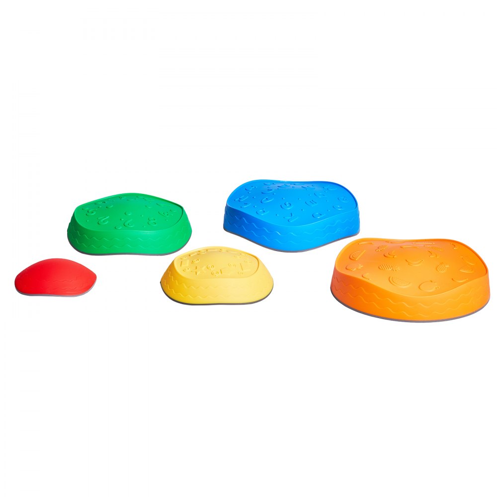 LY-2440 - Colorful Kids' Balance Stones with Non-Slip Safety Features