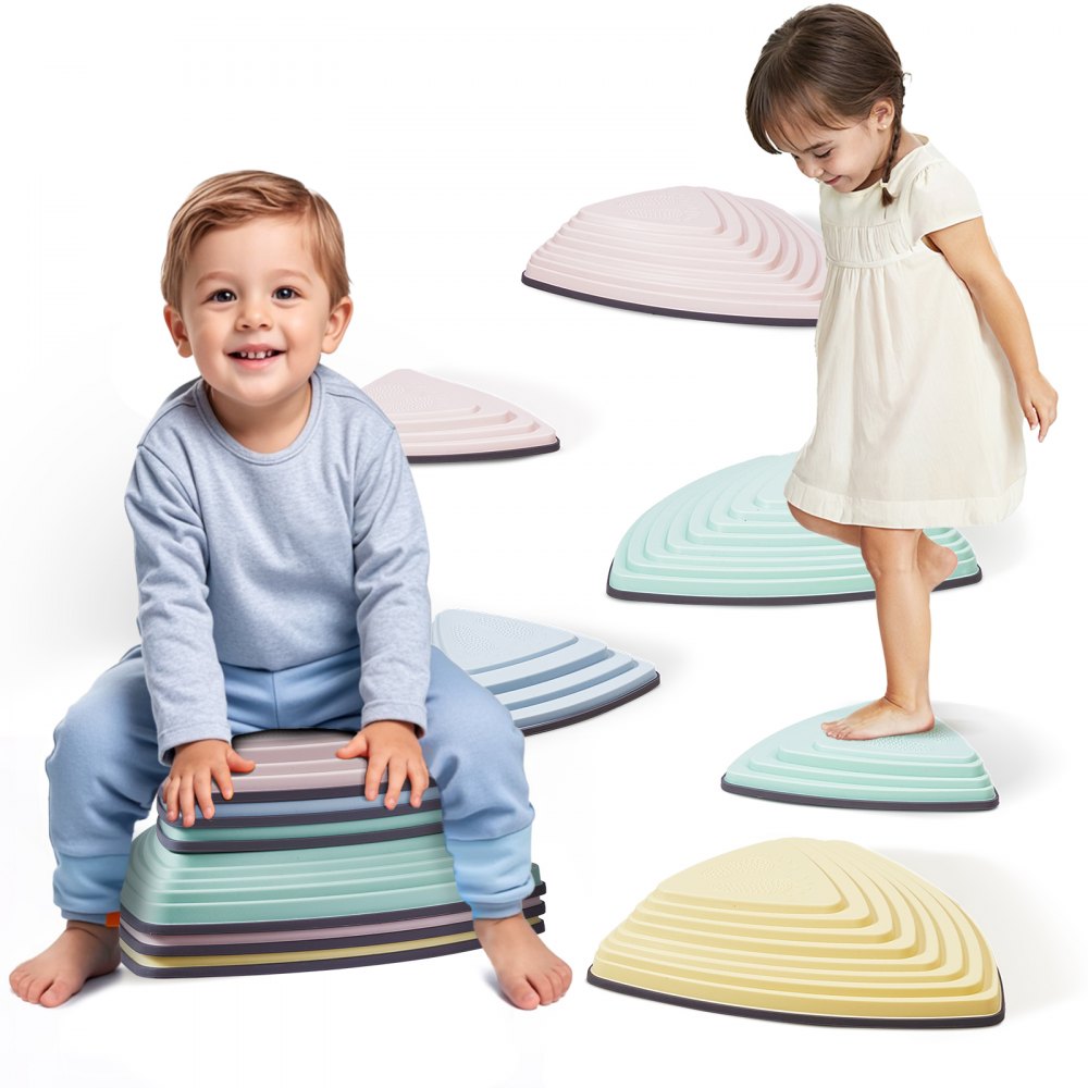 LY-26102 - Colorful Kids Stepping Stones for Balance Play & Skill Development
