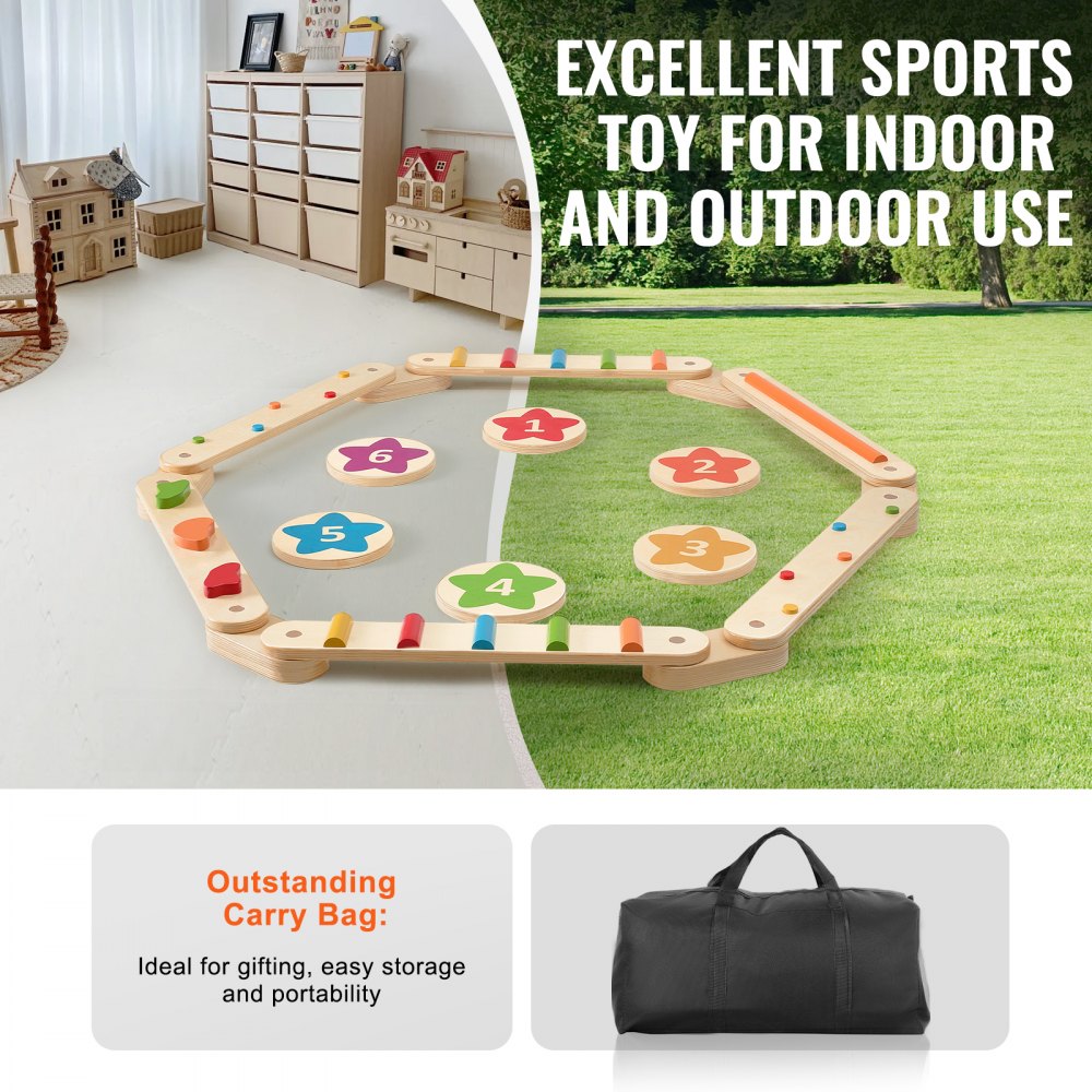 sx20221009 - Durable Kids Balance Stones for Obstacle Courses, Safe Play