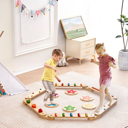 sx20221009 - Durable Kids Balance Stones for Obstacle Courses, Safe Play