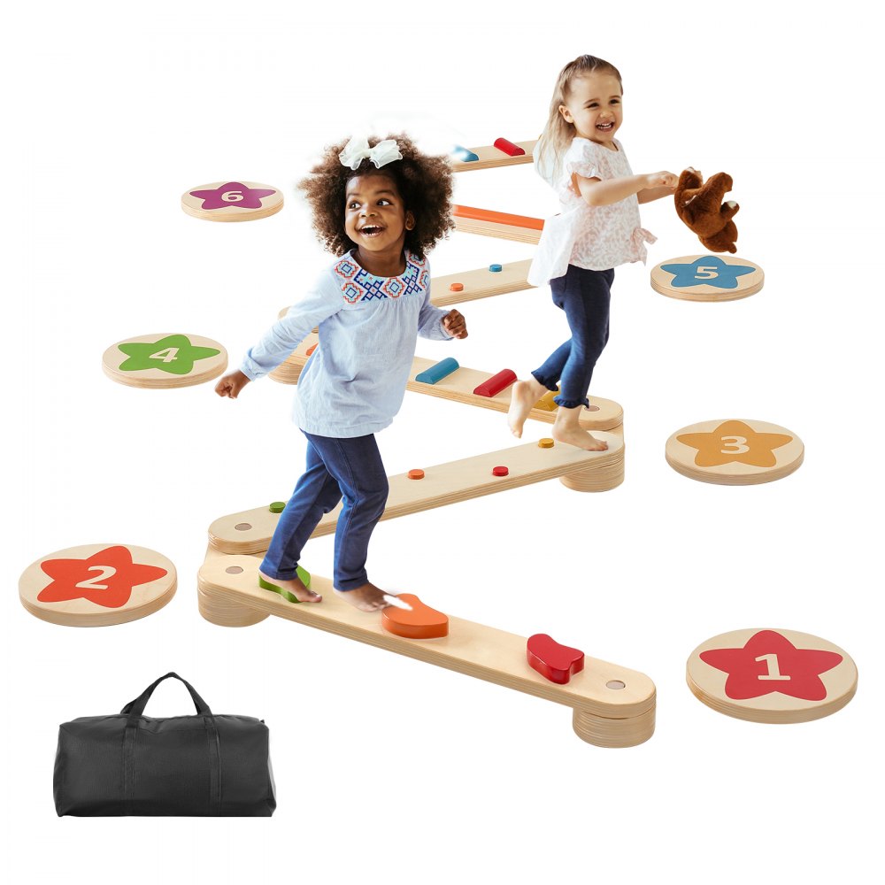 sx20221009 - Durable Kids Balance Stones for Obstacle Courses, Safe Play